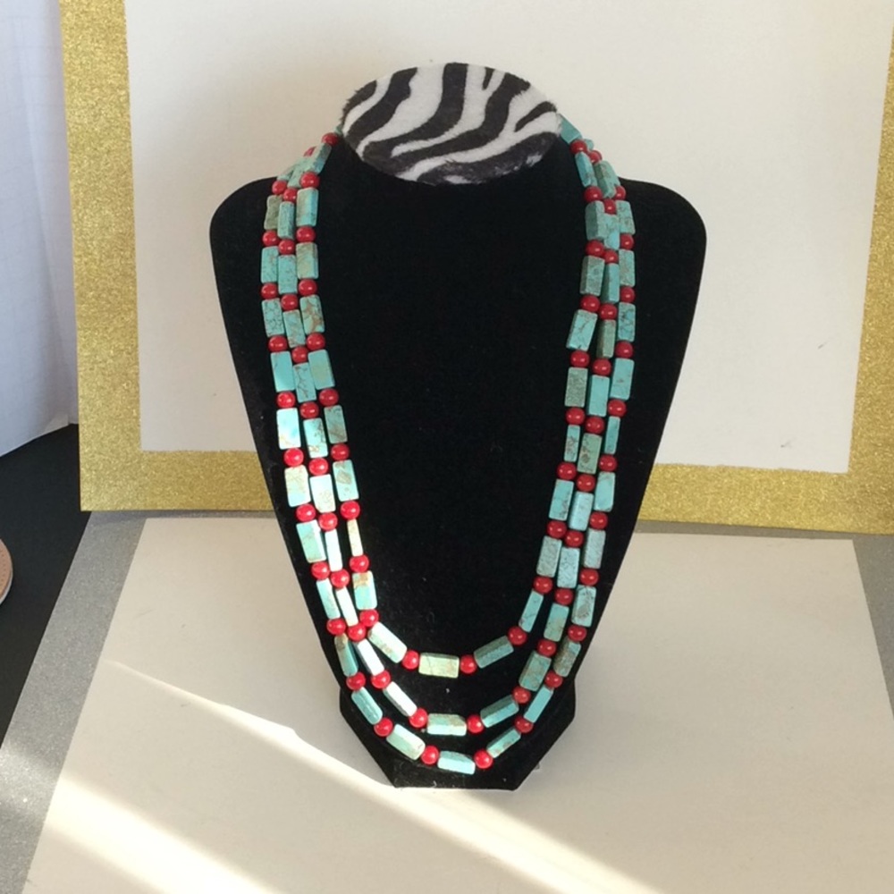 South Sun Sterling Silver Stone Necklace